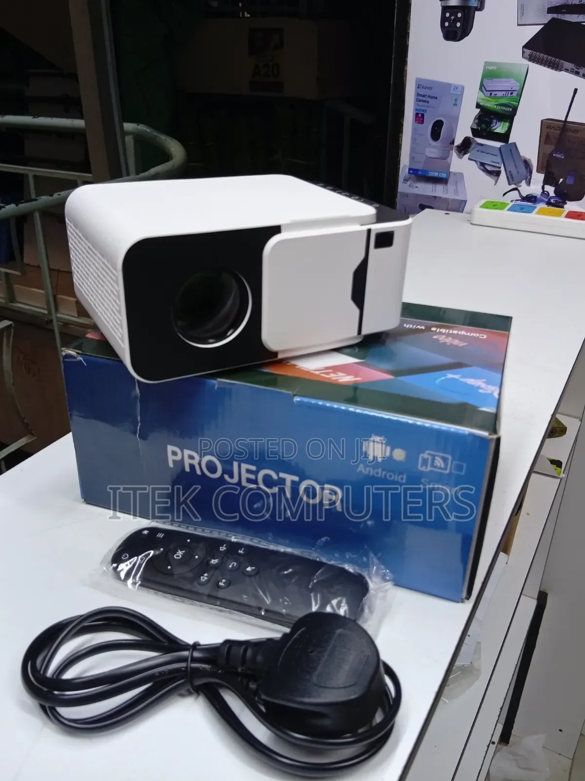 T6 Mini Smart Projector for Convenient Phone Device Connection