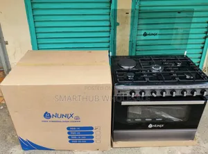 *Nunix Standing Cooker 60X90CM WLD960 1E 4GAS + 1ELECTRIC Full Oven