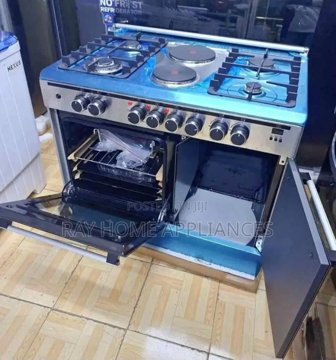 60*90 Haier 4+2 Standing Cooker With Gas Compartment and Sensor