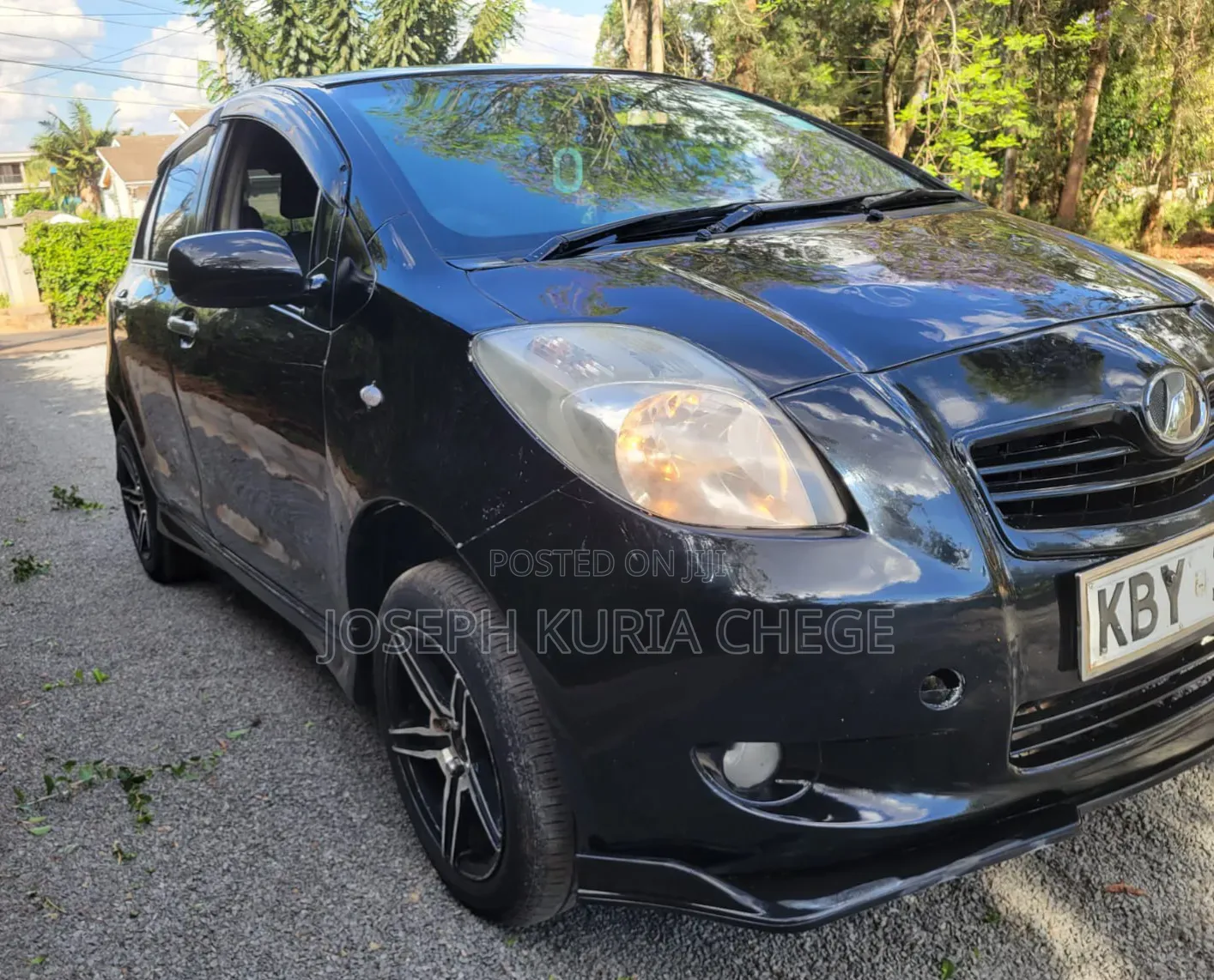 Toyota Vitz 2008 Black