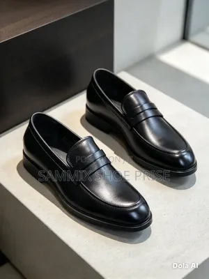 Black Penny Loafers