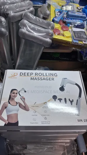 Rechargeable Deep Rolling Massager With Long Handle
