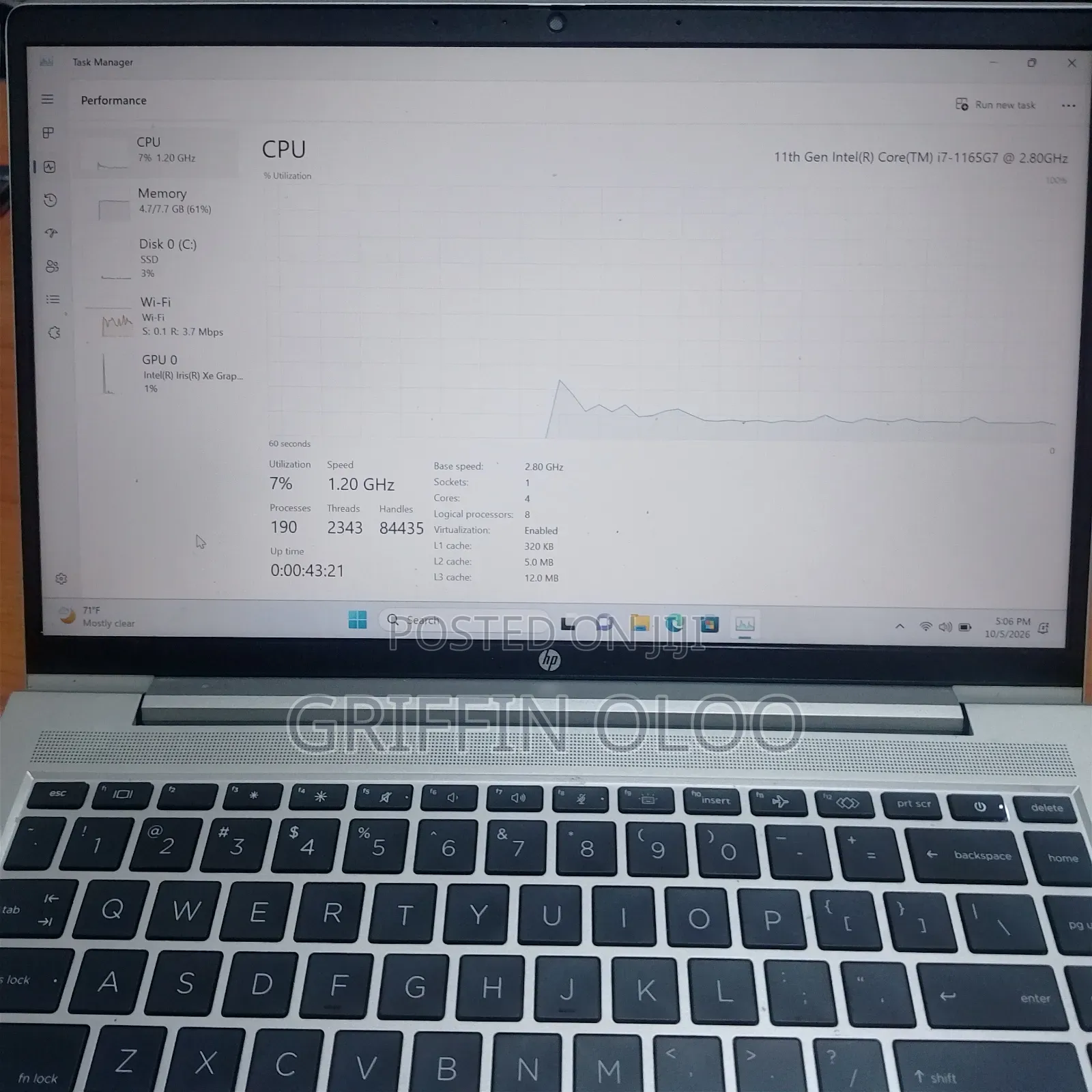 Laptop HP ProBook 440 G8 16GB Intel Core i5 SSD 512GB