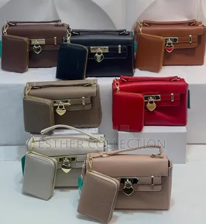 Timely Quilted Heart Lock Top Handle Sling Bag