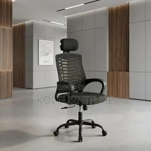 Headrest Ergonomic Seat | Home Office Fabric Chair