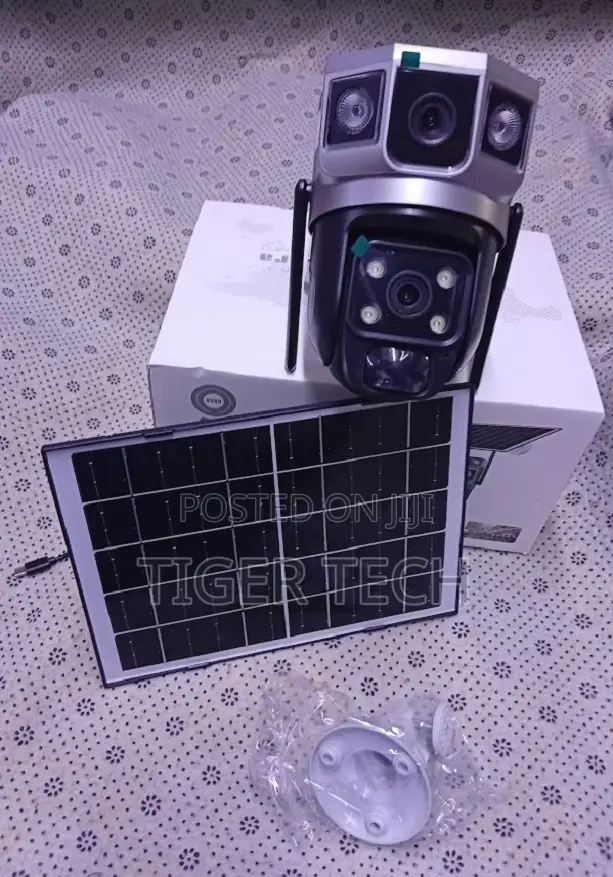 VTS02 V380 Dual Lens Triple Screen Solar Camera