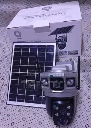 V380 Smart Net 4G Solar Camera With Double Monitoring View