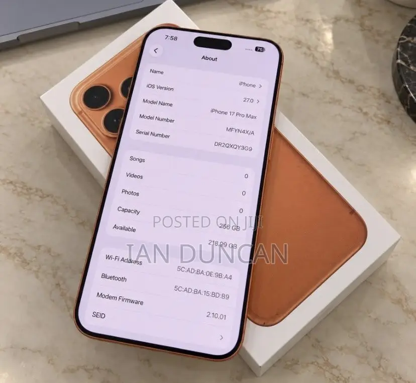 Apple iPhone 17 Pro Max 512 GB Orange