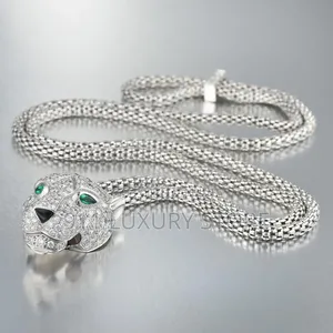 Cartier Panthere De Cartier Pave Diamond Necklace