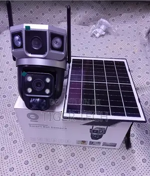 2-Lens Monitoring 4G Solar Power Rechargeable Battery Security Camera