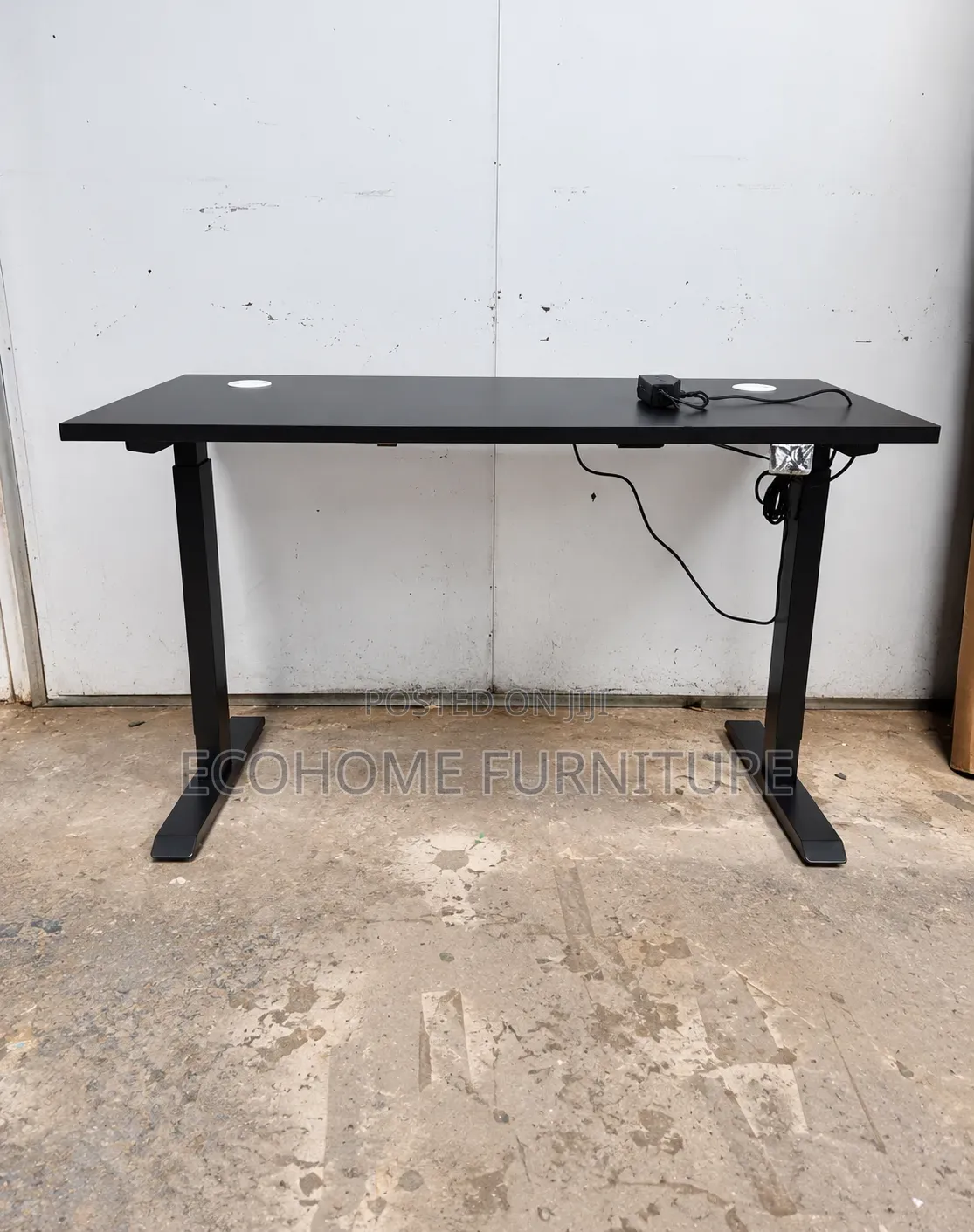 Electric Standing Desk – Black Height Adjustable Office Table