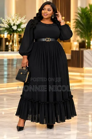 Black Decent Maxi Dress