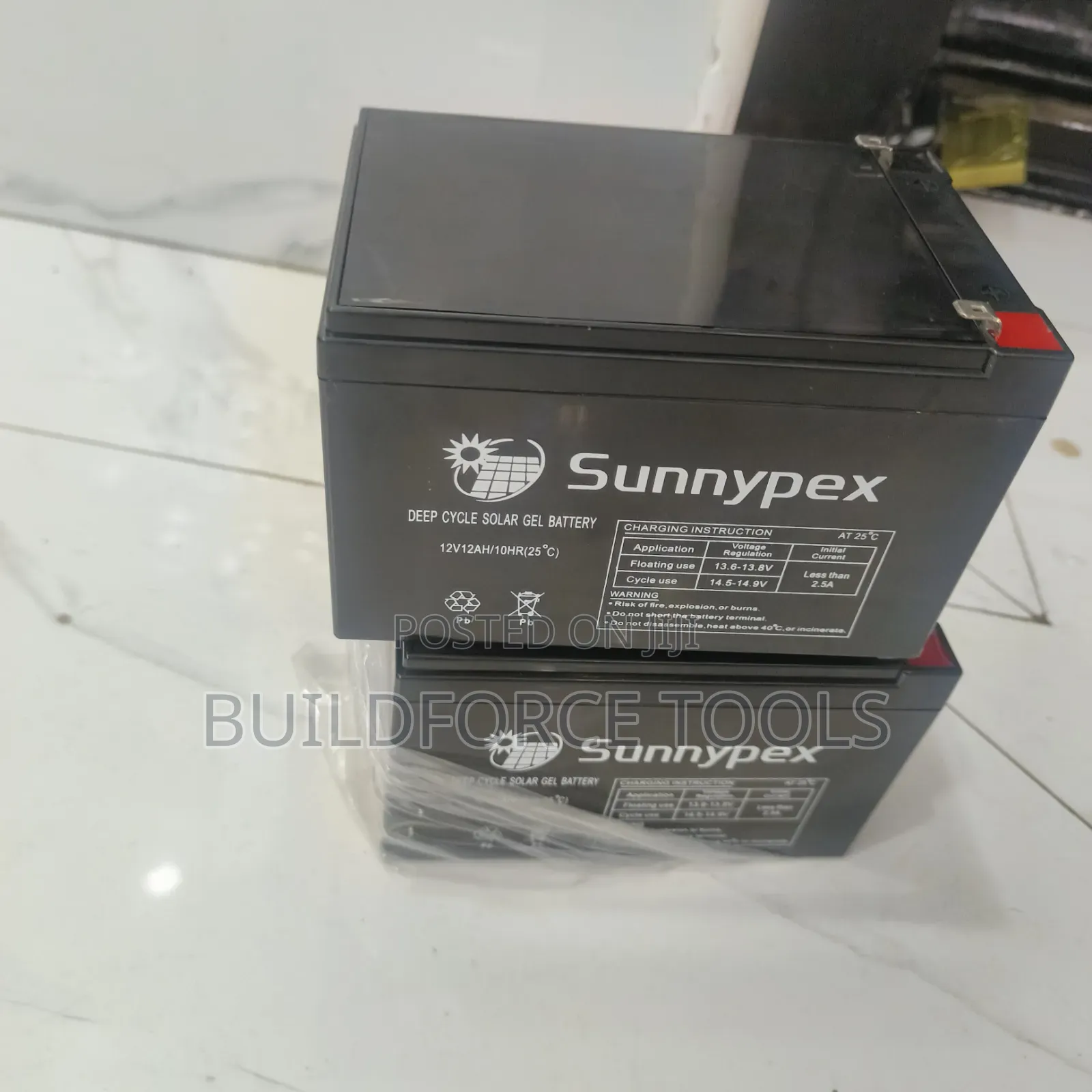 Sunnypex 12v 12ah Gel Battery