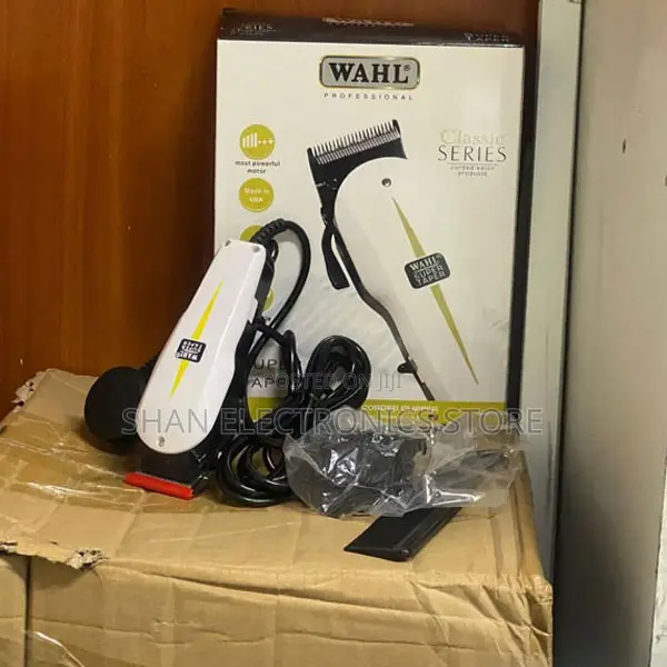 Wahl Super Taper Clipper Machine 4 Guide Combs Hair Styling Kit