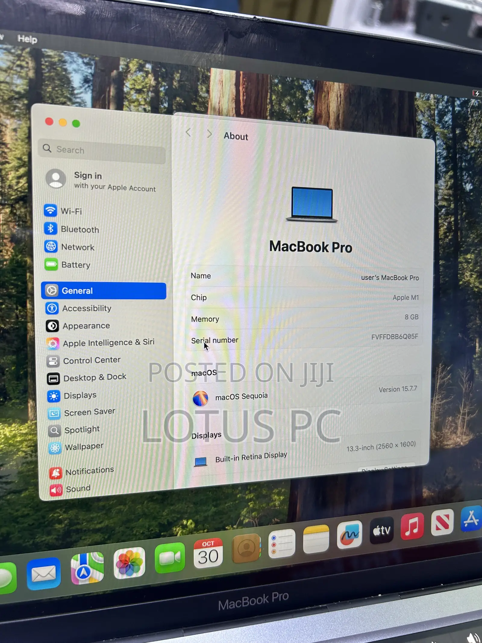 Laptop Apple MacBook Pro 2020 M1 8GB Apple M1 SSD 512GB