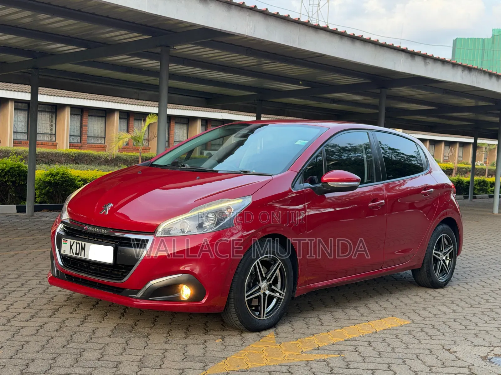 Peugeot 208 2016 Burgundy