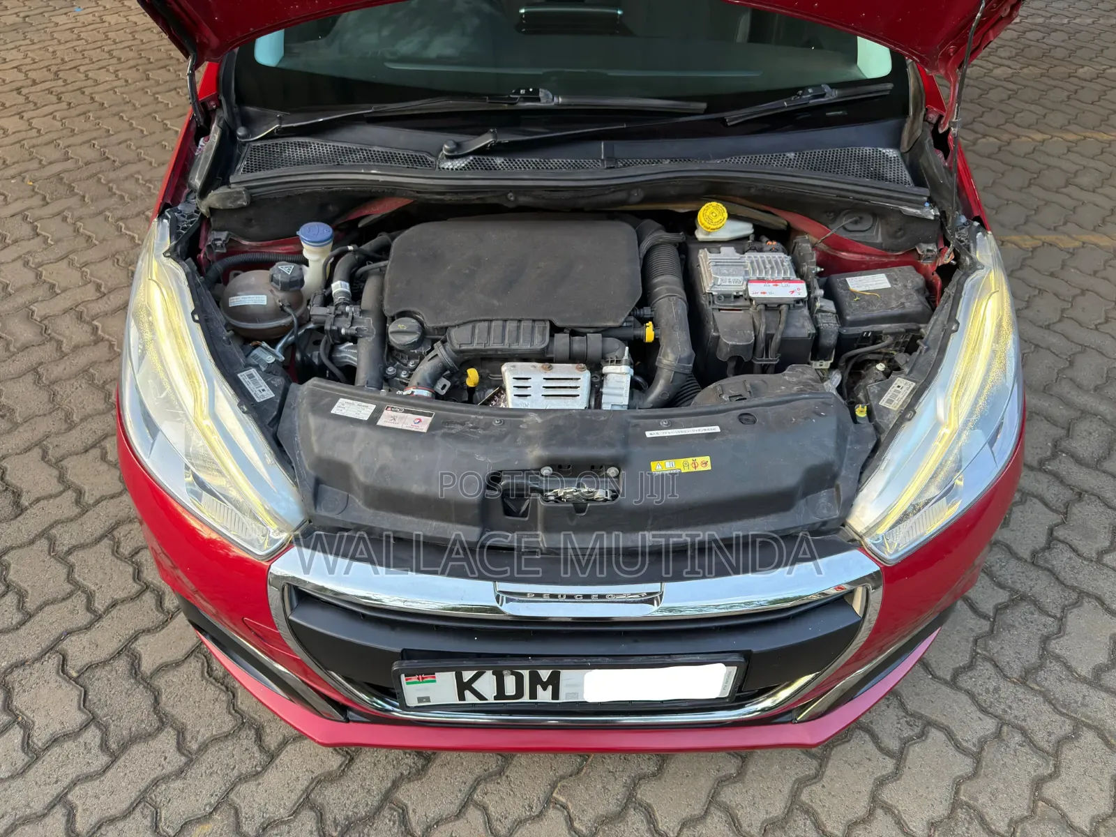 Peugeot 208 2016 Burgundy