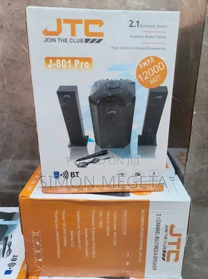JTC Mtungi 2.1ch Hometheatre-Bt/Fm/USB-12,000w-System