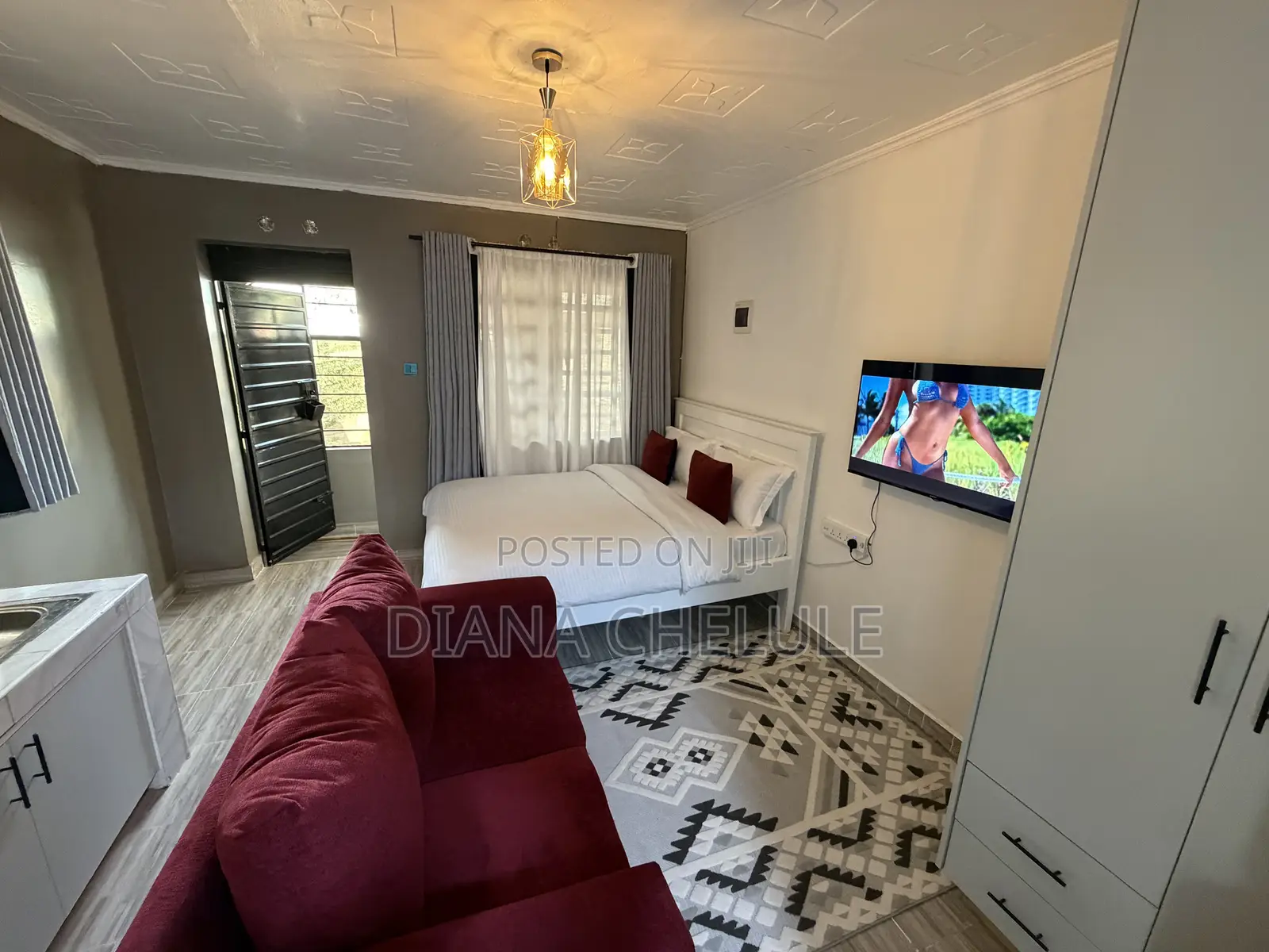 New Studio Airbnb Kibiko Kwa Ndichu