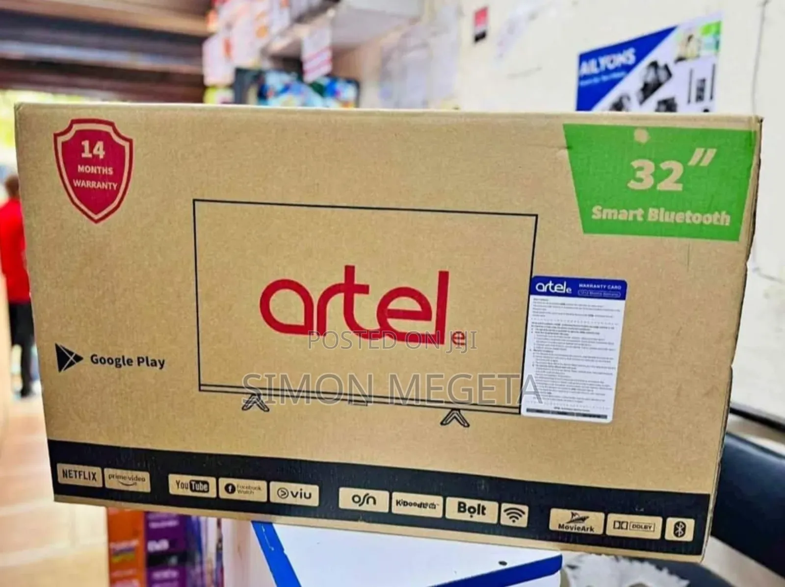 32 Inches Artel Smart Android Digital TV With Bluetooth