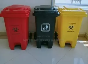 Hand Free Biohazard 50L Pedal Bin