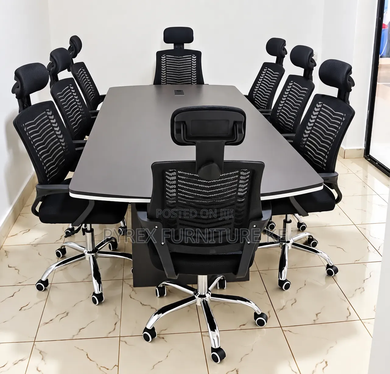 Modern Boardroom Meeting Set Plus Ergonomic Mesh