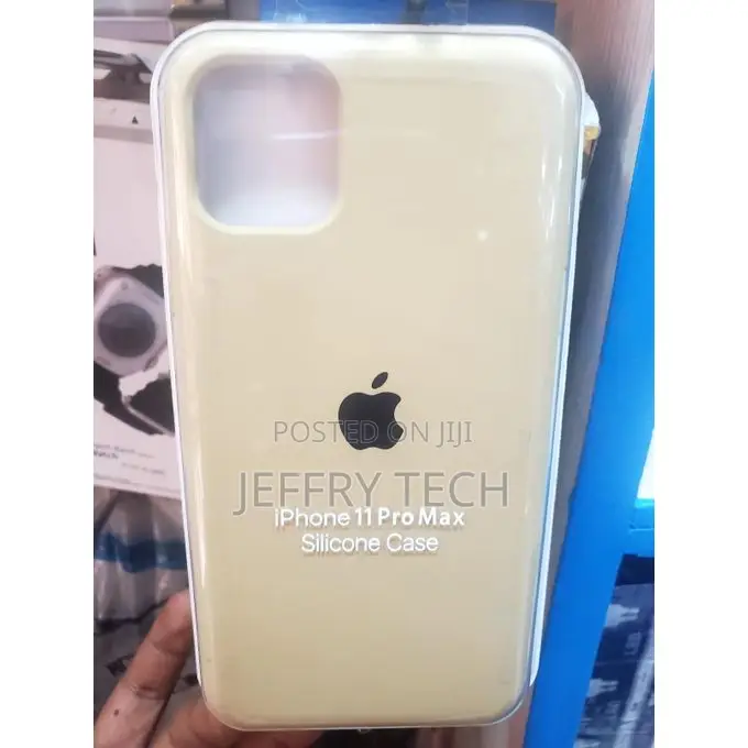 iPhone 11 Pro Max Silicone Case -Light Brown