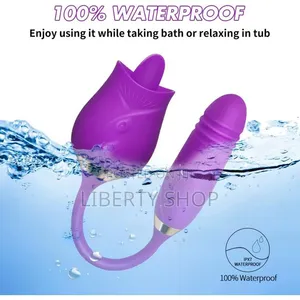 2 in 1 Licking Massager With Multiple Stimulation Modes