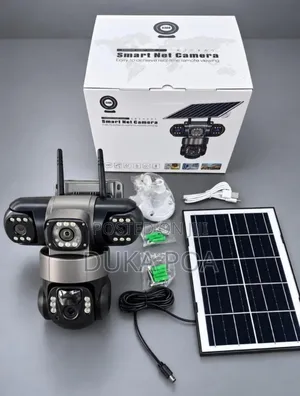Wifi Tripple Lens Camera With Solar