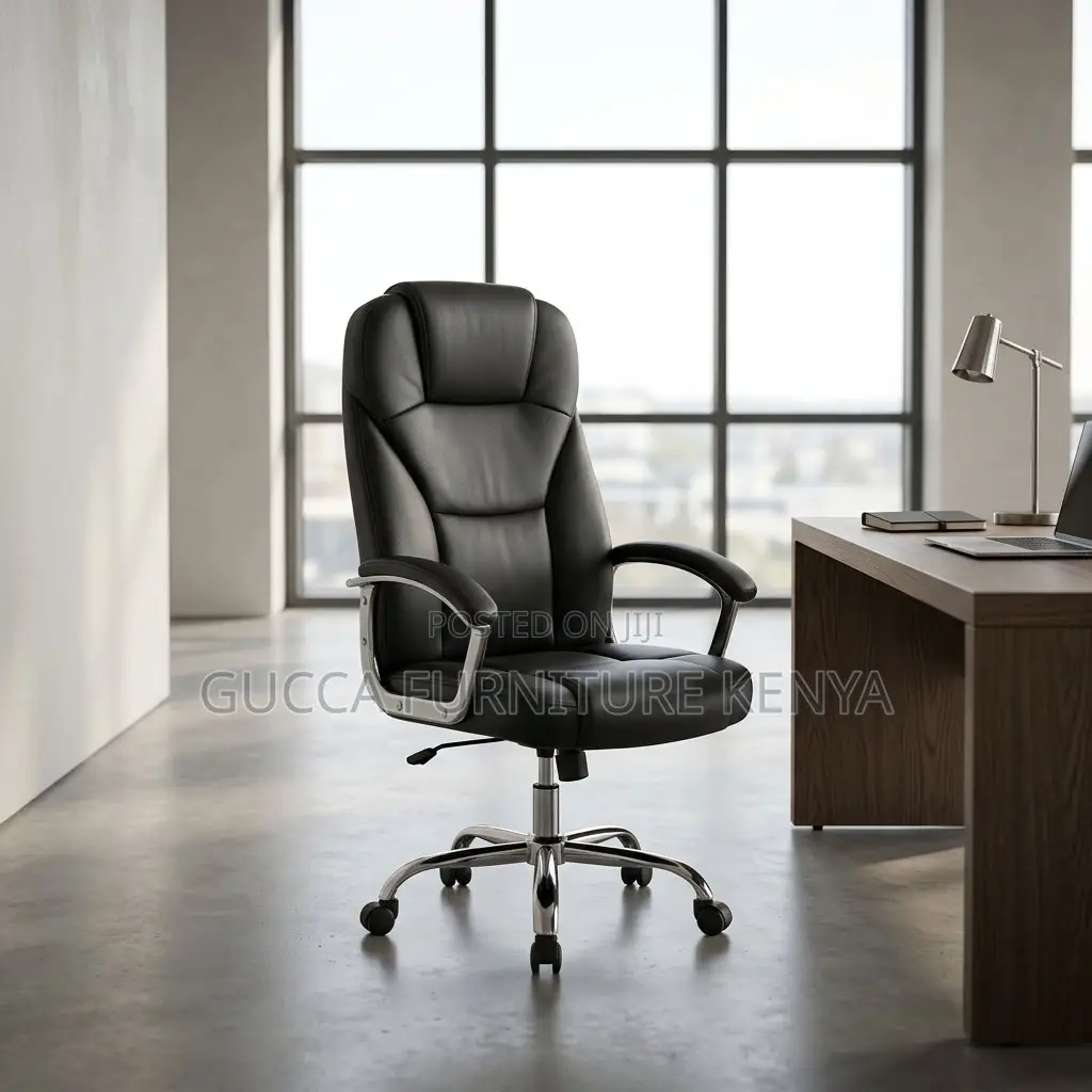 Leather Staff Desk Chair.