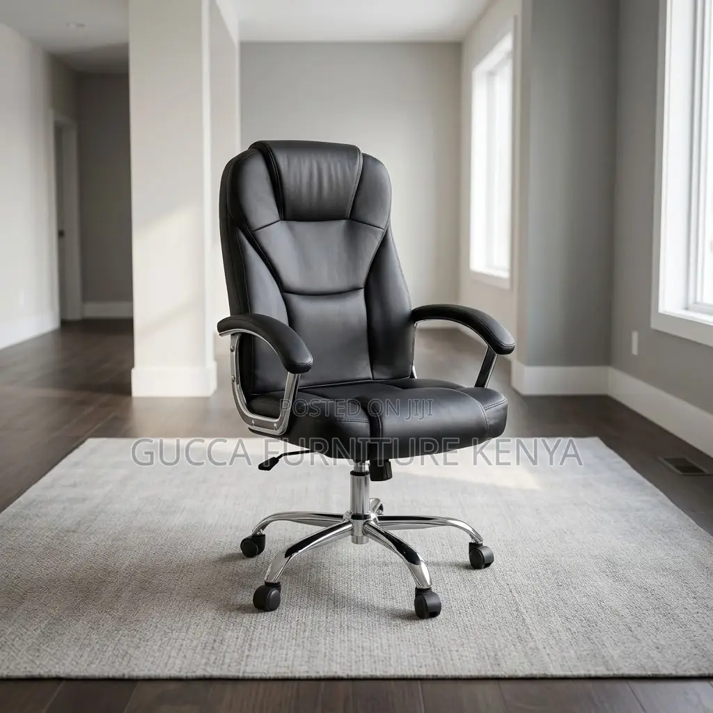 Leather Staff Desk Chair.