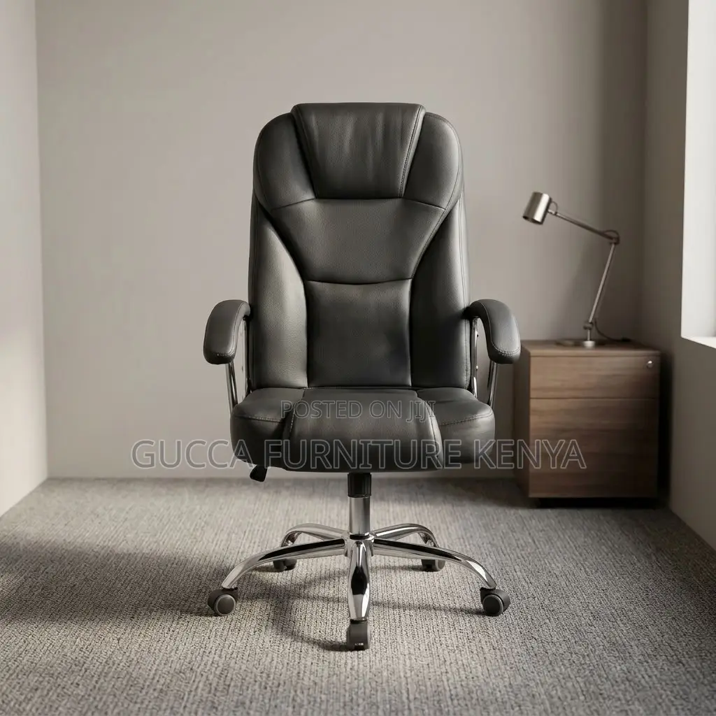 Leather Staff Desk Chair.