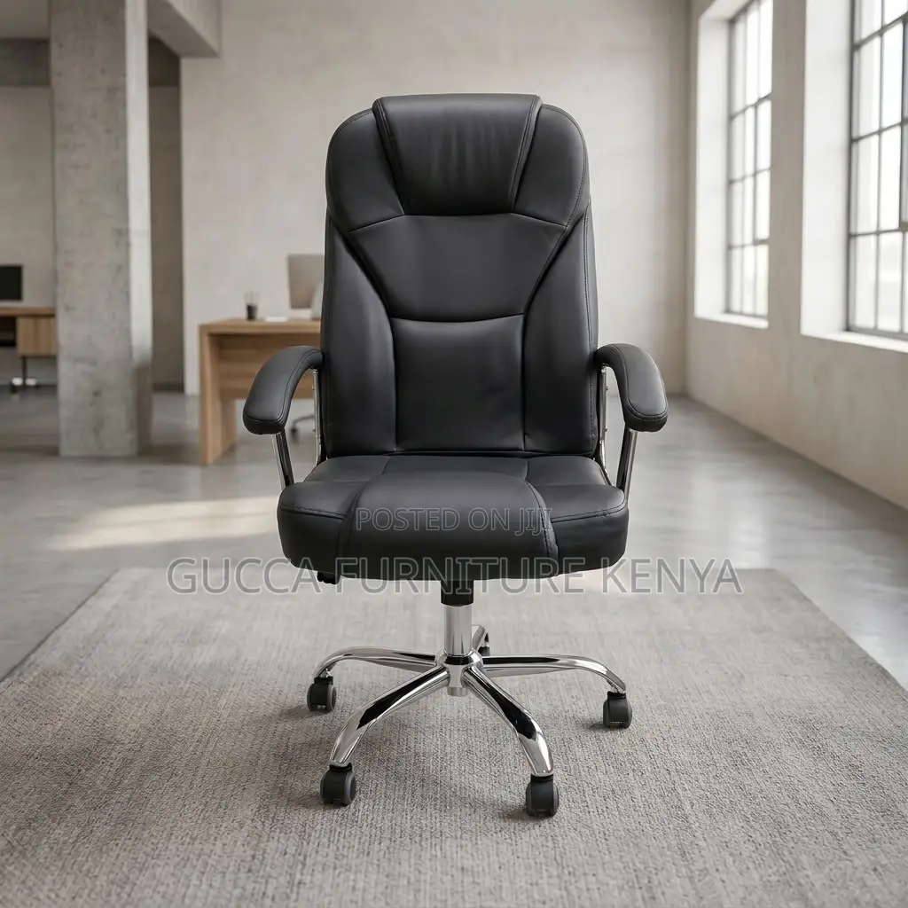 Leather Staff Desk Chair.