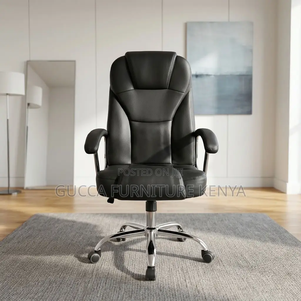 Leather Staff Desk Chair.