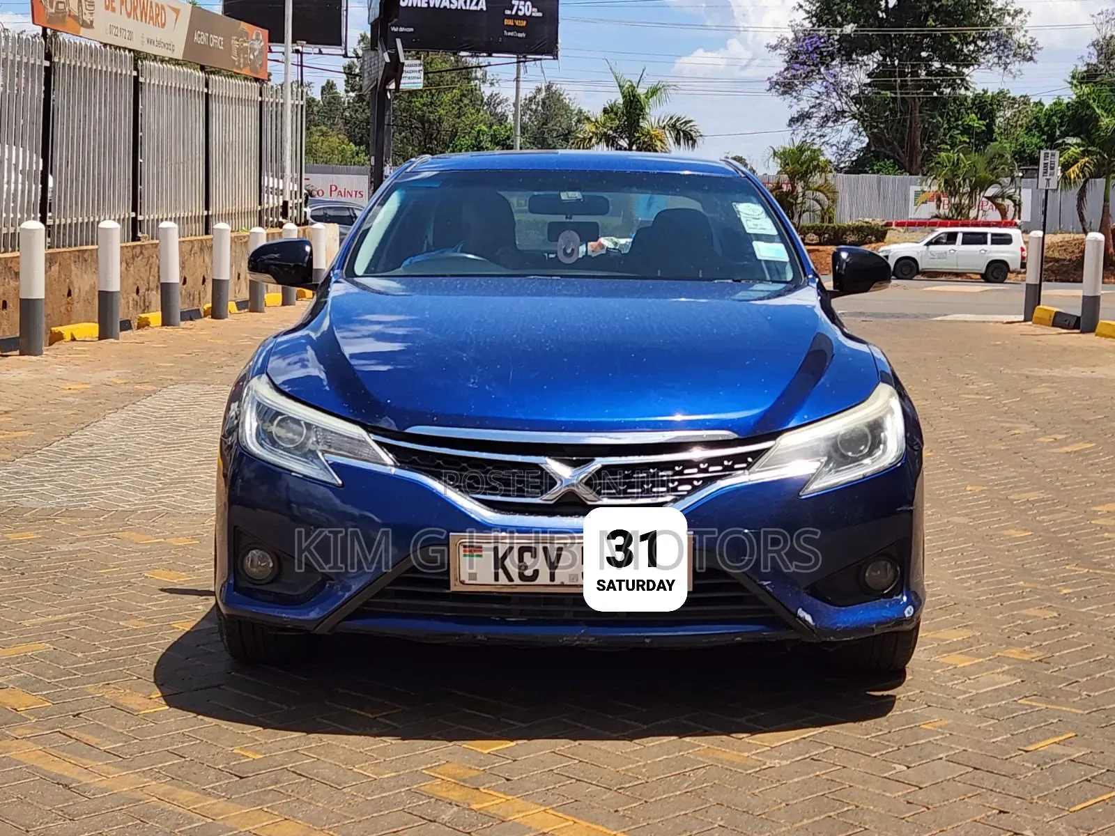 Toyota Mark X 2012 Blue