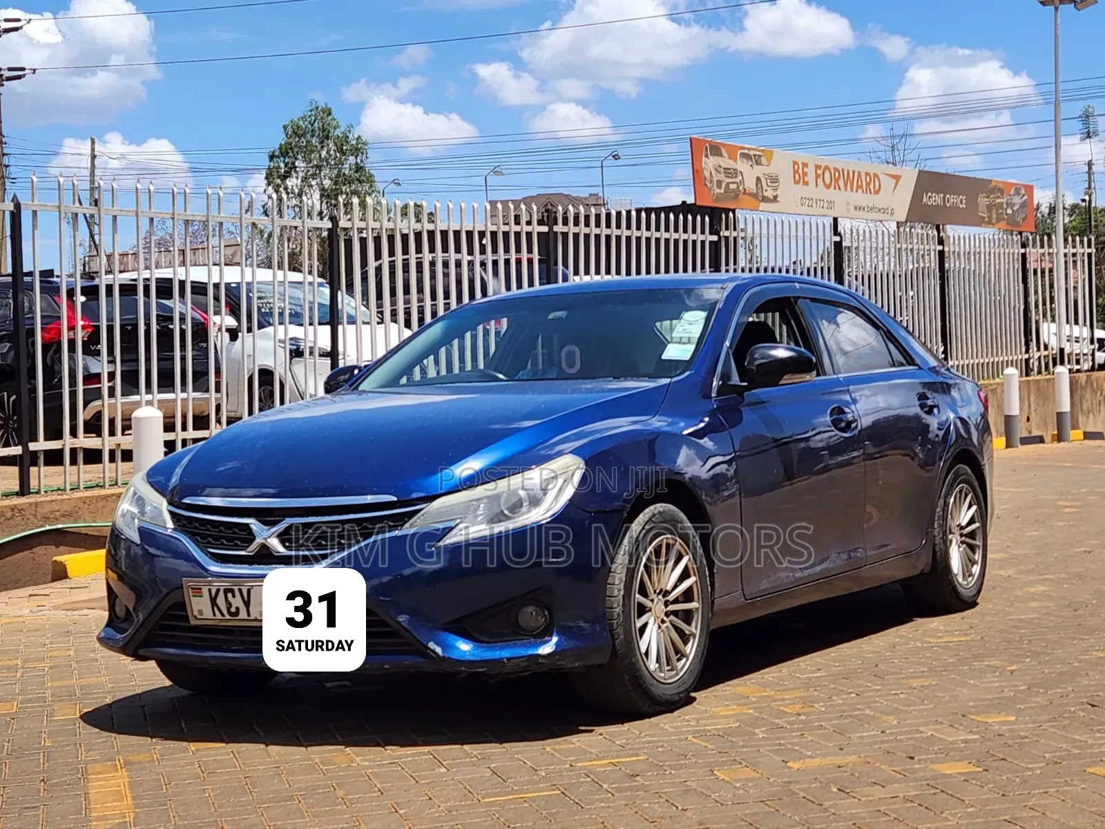 Toyota Mark X 2012 Blue