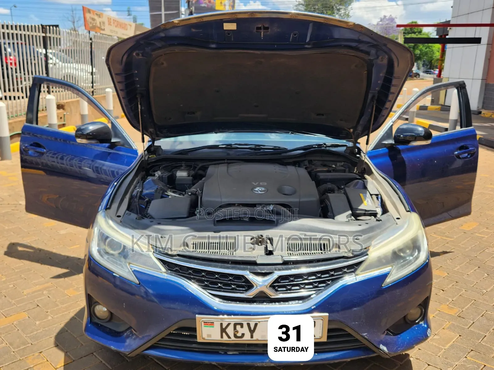 Toyota Mark X 2012 Blue