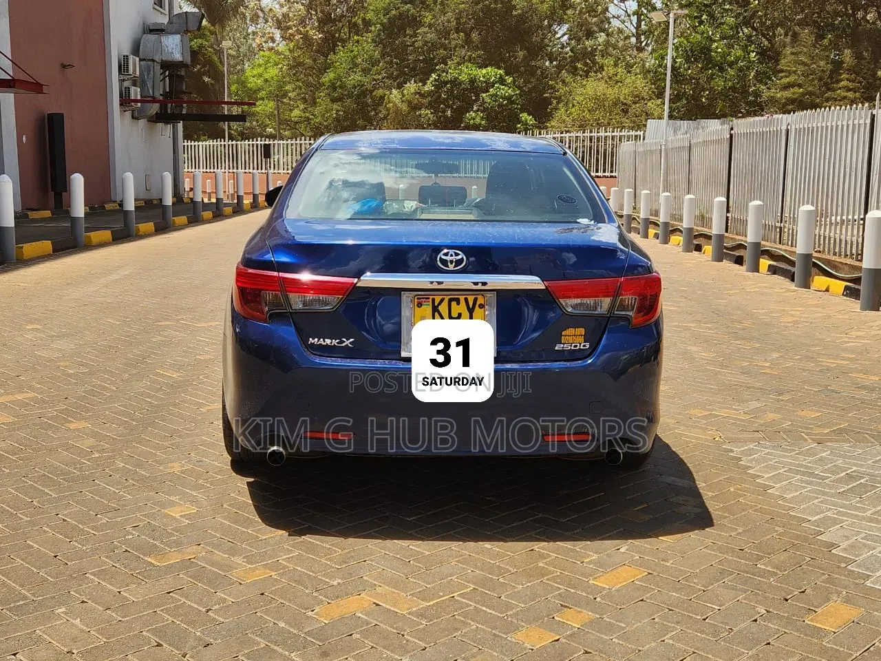 Toyota Mark X 2012 Blue