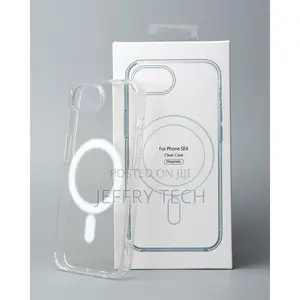 iPhone 16E / iPhone 17E Clear Silicone Case With MagSafe - Transparent