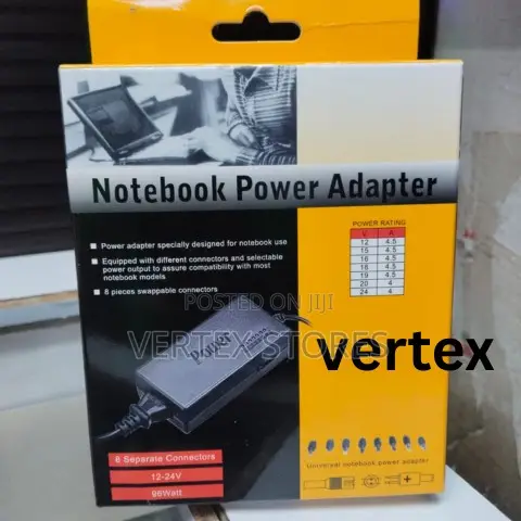 96W Universal Notebook Power Adapter With 8 Connectors