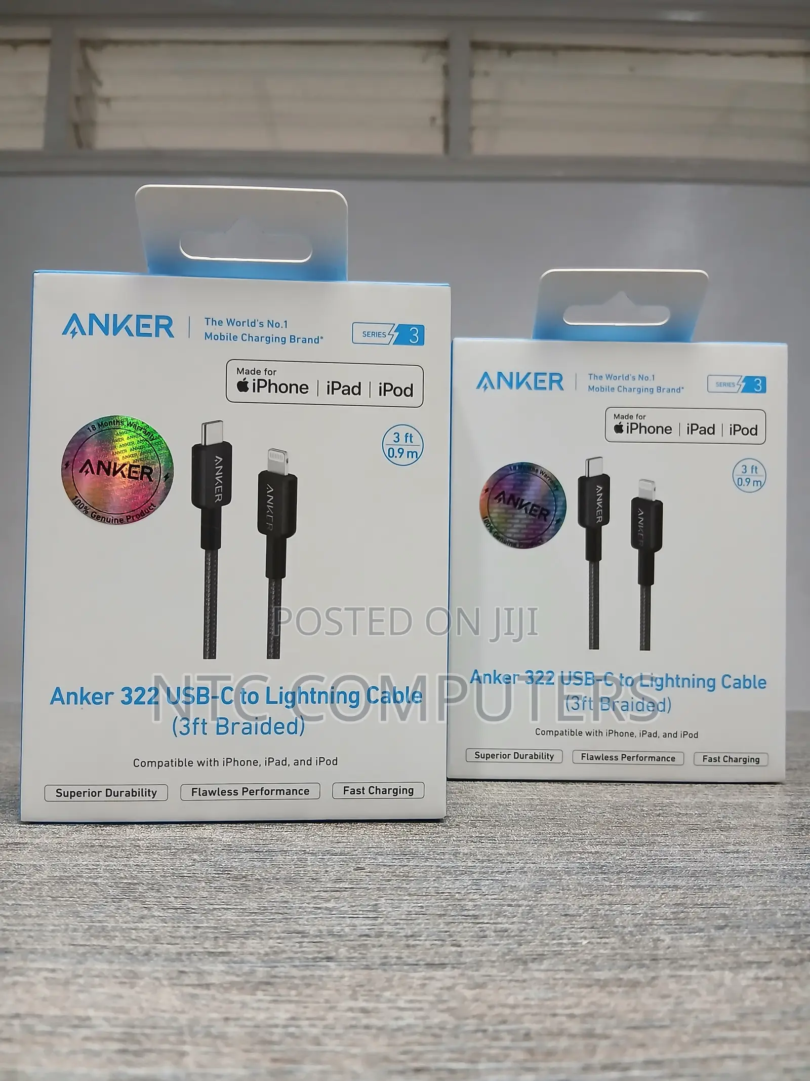 Anker 322 3ft 60w Braided USB-C to USB-C Cable