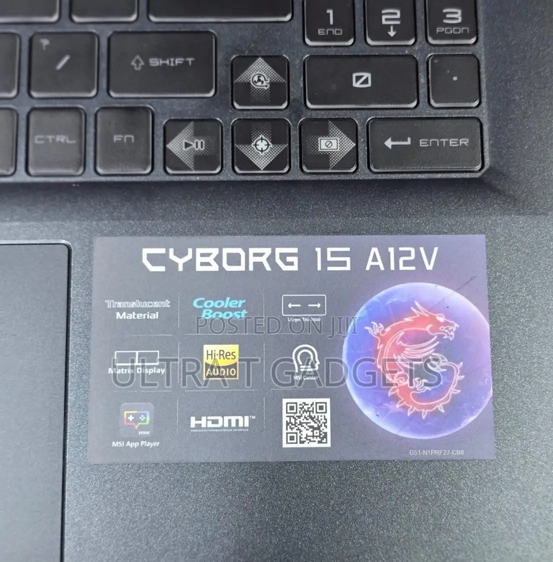 Laptop MSI Cyborg 15 24GB Intel Core i7 SSD 512GB