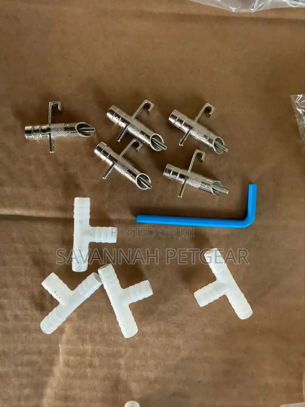 5PCS Rabbit Nipple Waterer Automatic Drinking System Spring & T-Tubing