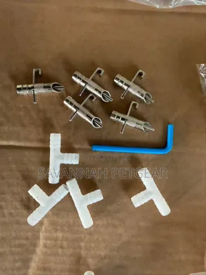 5PCS Rabbit Nipple Waterer Automatic Drinking System Spring & T-Tubing