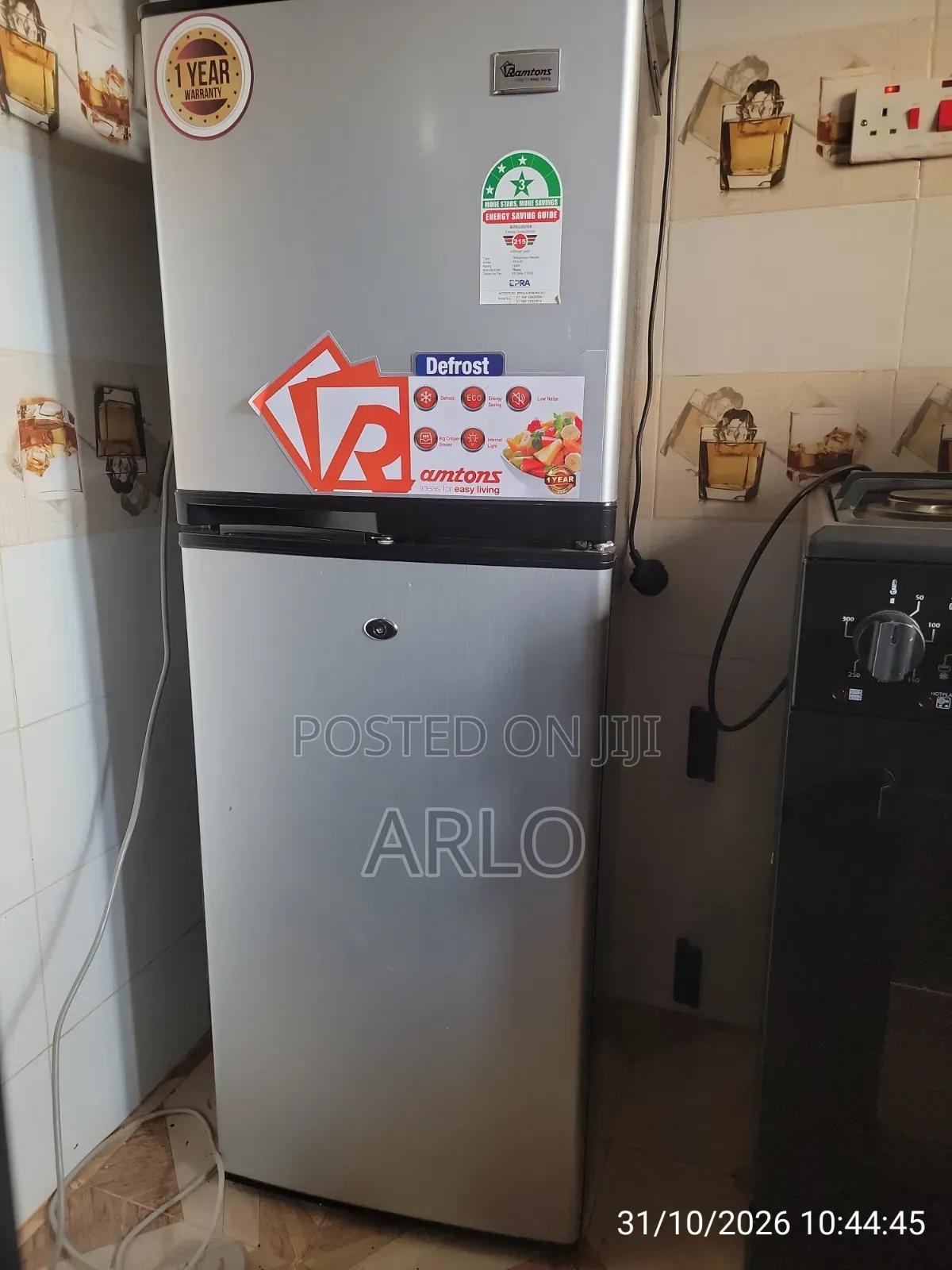 Ramtons Refrigerator-Freezer RF/349 – 3 Star Energy Saving