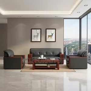 Five Seaters Office Lounge Sofa Set | Executive Meeting Sofa Set