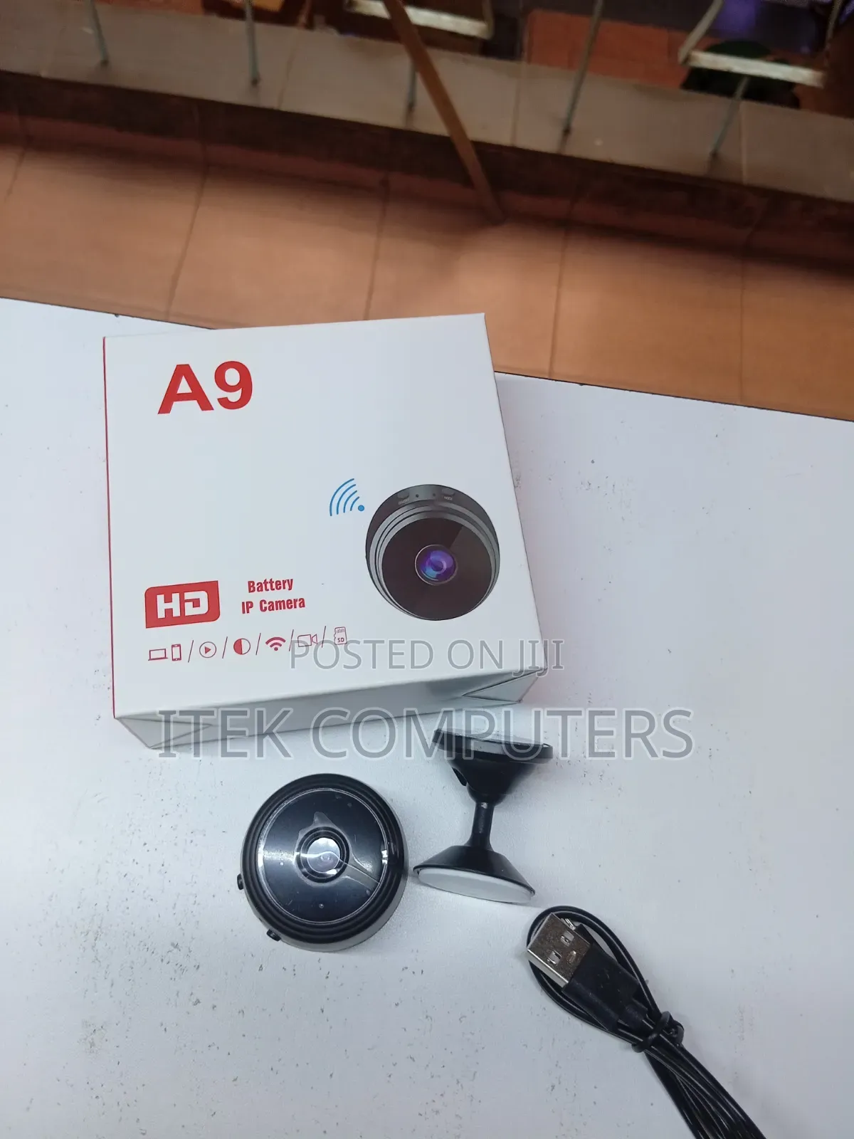 Small A9 Mini CCTV Camera for Office Surveillance and SD Recording