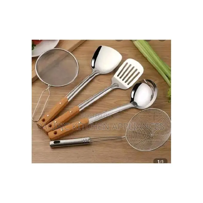 Stainless Steel Kitchen Utensils Cooking Spoon Set