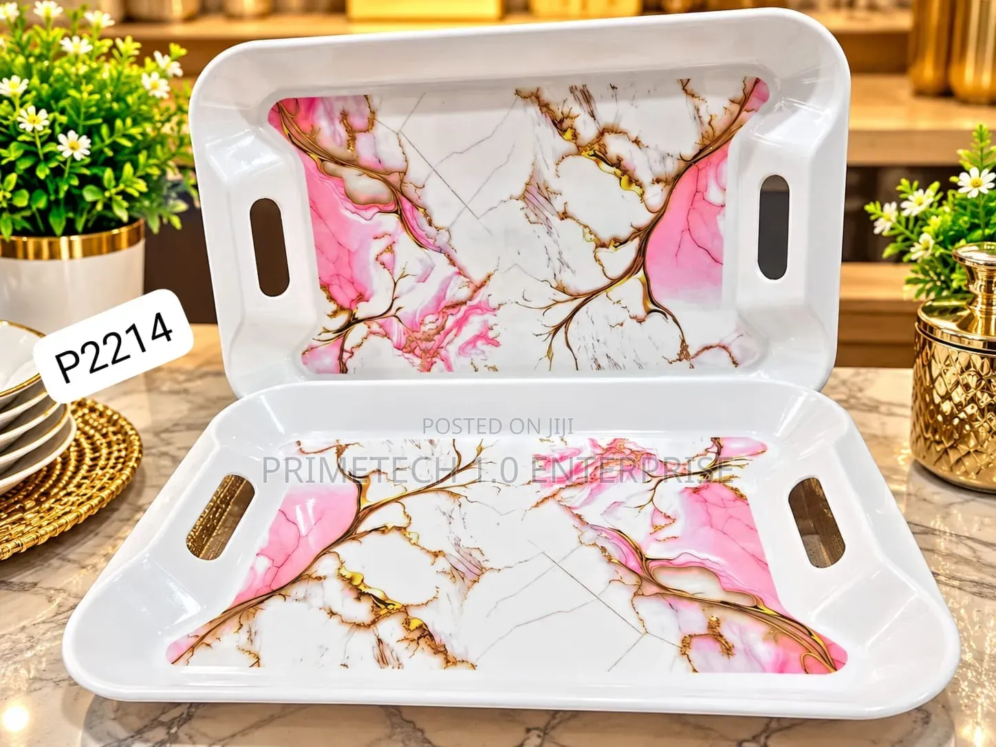 17 Inches Melamine Deco Tray