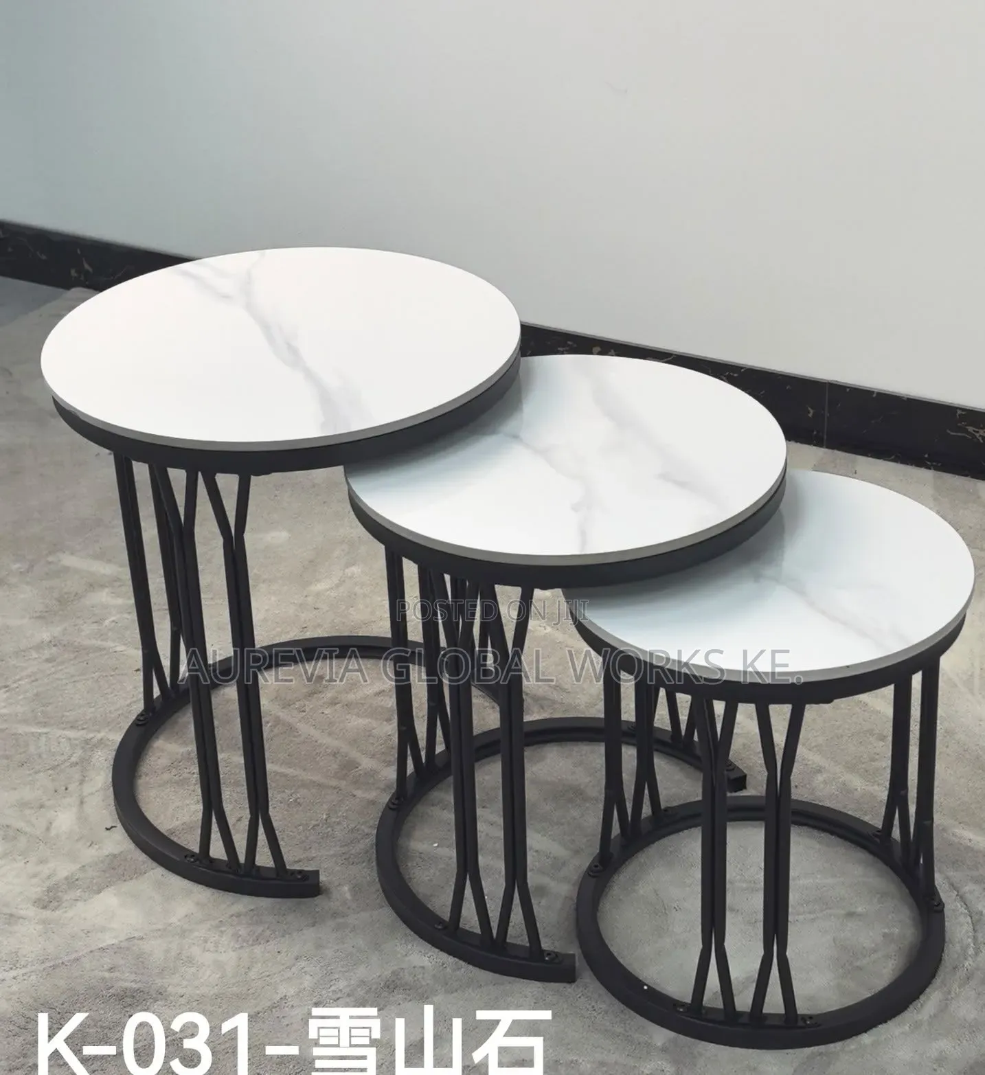 Executive Marble Table K- 031-,Glass